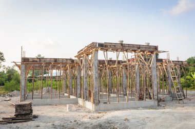 geleneksel bina inşaat ev sitesi.