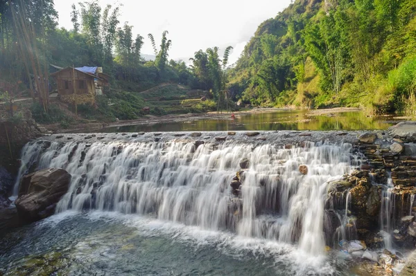 Little Tien Sa water fall in Sapa,Vietnam. — Stock Photo, Image