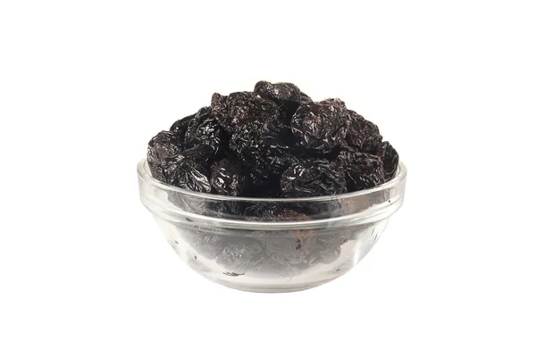 Prunes on a white background — Stock Photo, Image