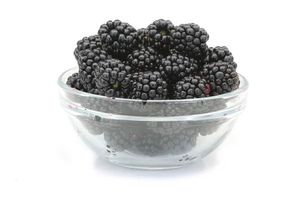 Blackberries on a white background — Stock Photo, Image