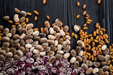 Renk haricots ahşap tablo 