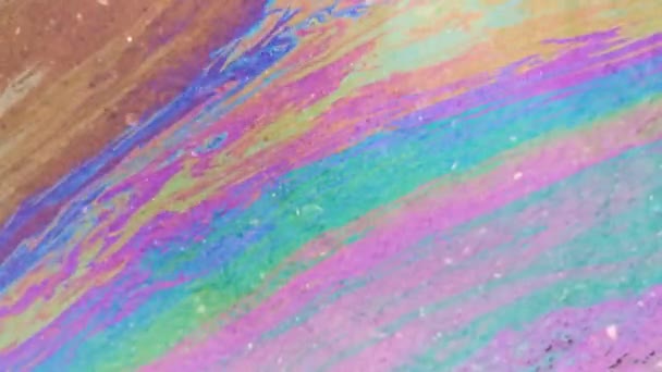 Oil Spill Earth Surface — Stock Video