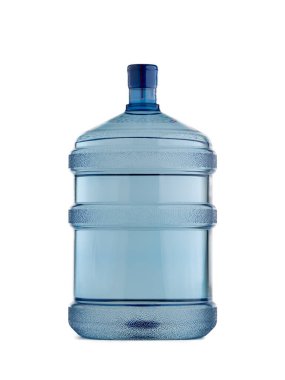 large gallon of water isolated on white background