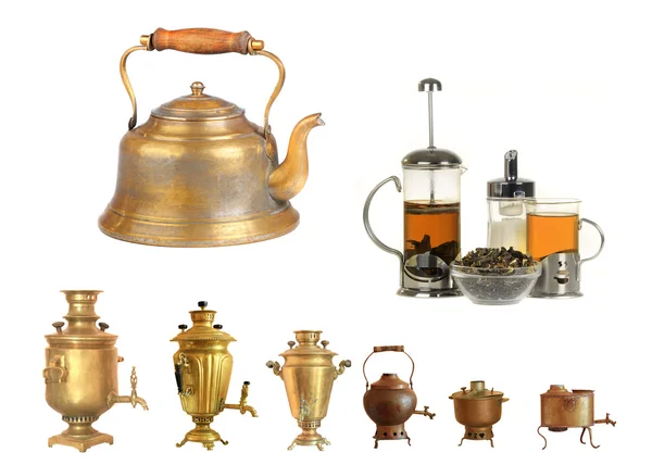 Evolução de um samovar — Fotografia de Stock