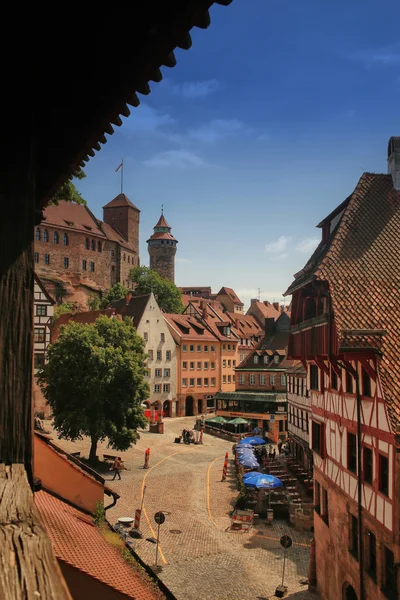 Calle de la ciudad en Nuremberg — Foto de Stock