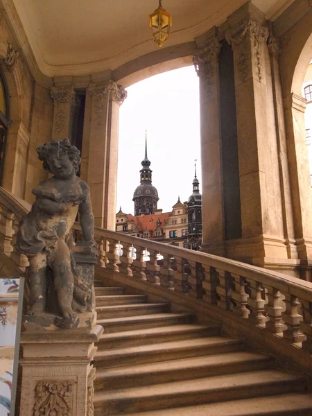 Window of the old Dresden — Stock Photo, Image