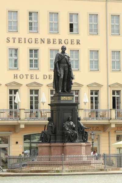 Monumento a Federico Augusto II di Sassonia — Foto Stock