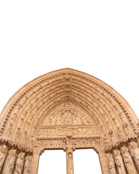 Fragment kathedraal van Notre dame de Paris — Stockfoto