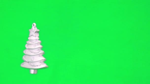 Toy fir-tree rotating — Stock Video