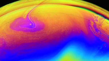 renkli sabun köpüğü