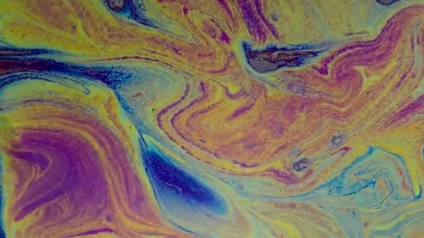 Texture della superficie della bolla di sapone — Video Stock