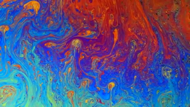 Textura de burbuja de jabón — Vídeos de Stock