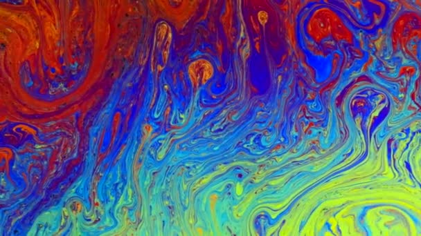 Texture bolla di sapone — Video Stock
