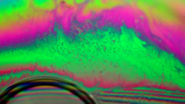 Mýdlová bublina textura — Stock video