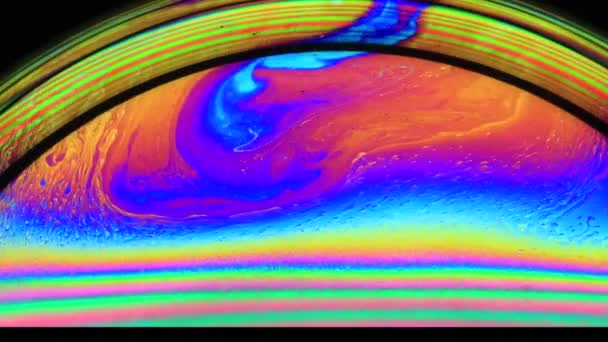 Burbuja de jabón colorido — Vídeo de stock
