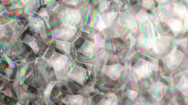 Texture de bulles de savon — Video