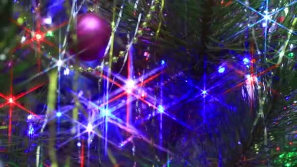 Árvore de Natal feliz — Vídeo de Stock