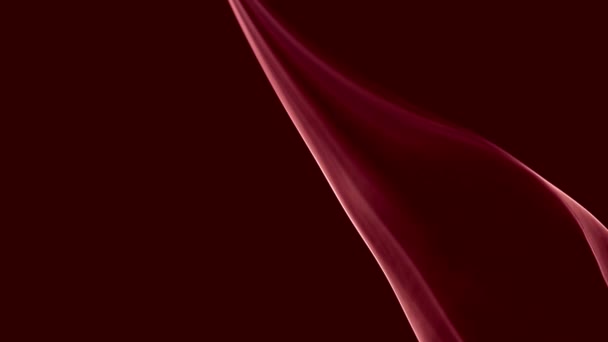 boucle de fumée sur sombre 