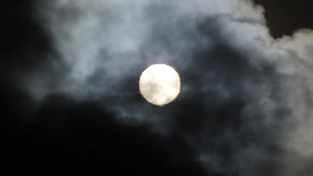 云对太阳 — 图库视频影像