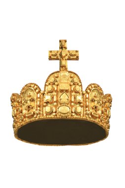 golden kings crown clipart