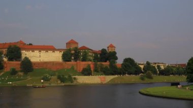 Kracow Polonya'da Wawel Kalesi