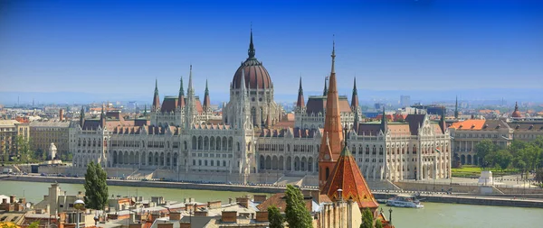 Ungarns parlamentsbygning – stockfoto