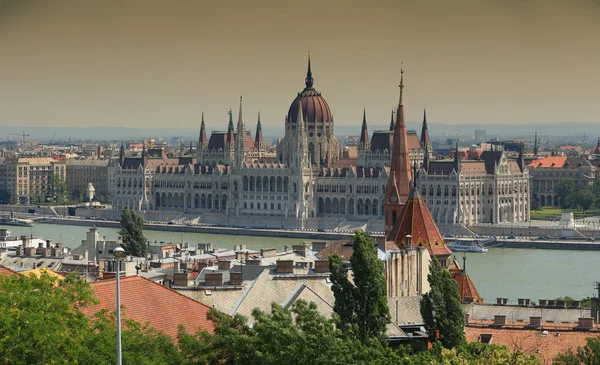 Parlamento húngaro Edifício — Fotografia de Stock