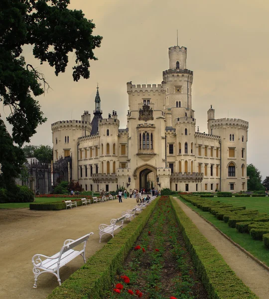 Castle Hluboka nad Vltavou, — Stock Photo, Image