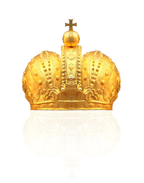 vintage gold crown