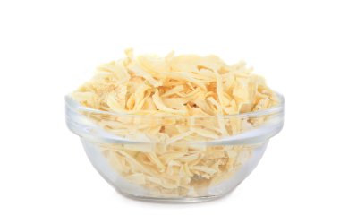 beyaz izole fesleğen