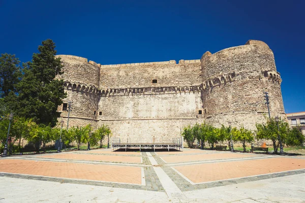 Aragonský Hrad Reggio Calabria Itálie Stock Snímky