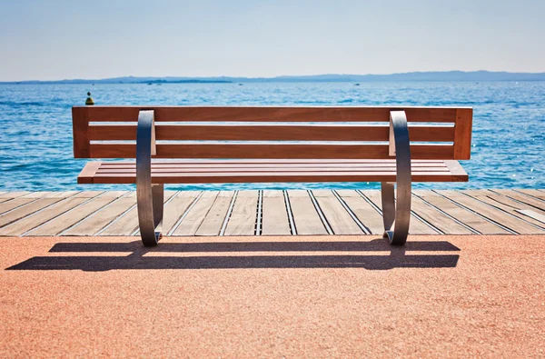 Bench in Bardolino — Stock Photo, Image