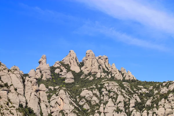 Whimsical top of the mountain of Montserrat. — Stock Photo, Image