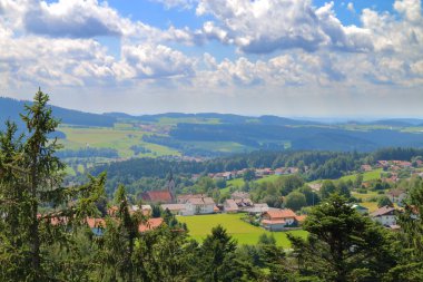 Bavyera dağlık manzara.