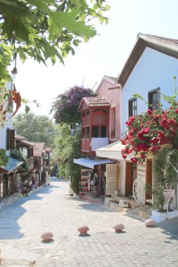 Kaş pitoresk caddeleri.