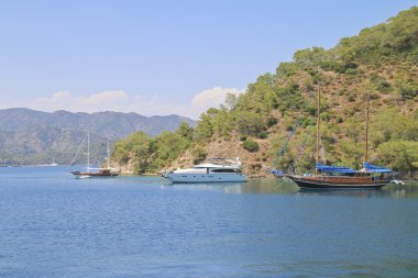 Bir Akdeniz çekici Adaları.