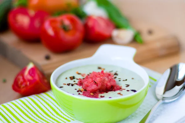 Avocado polévka — Stock fotografie