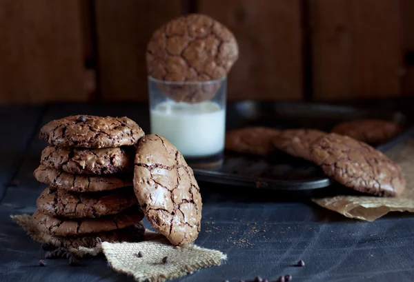 Čokoládové cookies — Stock fotografie