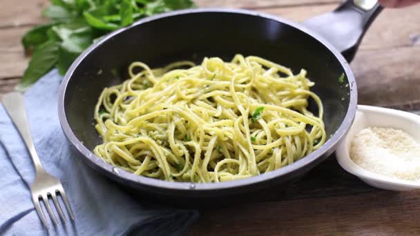 Comida italiana para pasta — Vídeo de stock