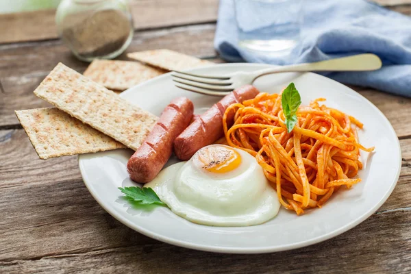 Egg for breakfast — Stock Photo, Image