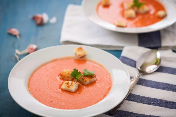 Tomatensuppe — Stockfoto