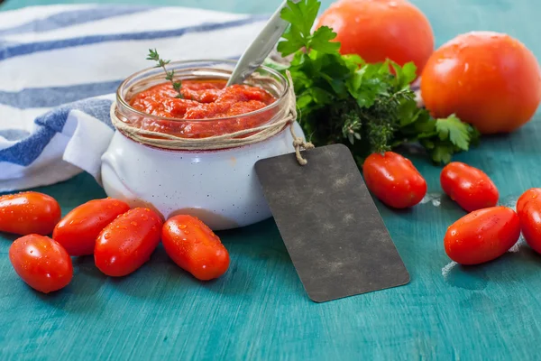 Pomodoro marmellata — Foto Stock