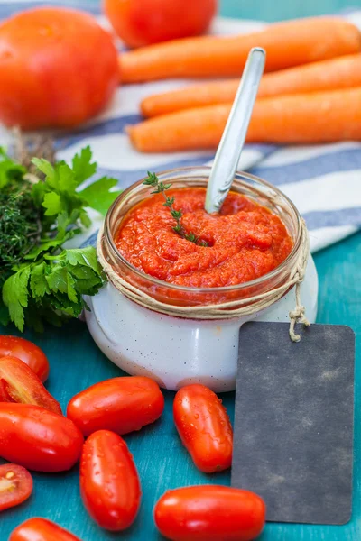 Pomodoro marmellata — Foto Stock