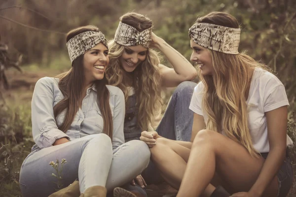 Vrouwen op park — Stockfoto