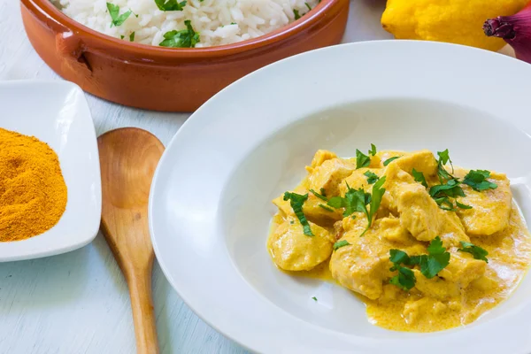 Hühnercurry — Stockfoto