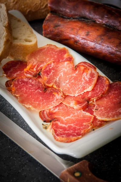 Spanska prosciutto — Stockfoto