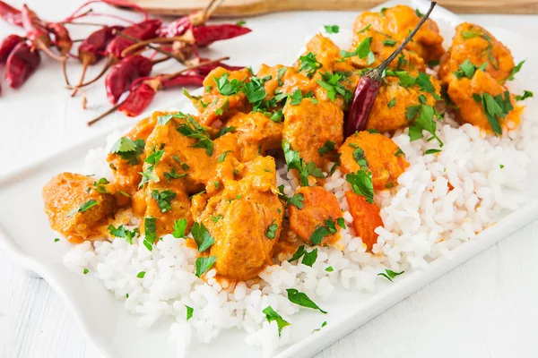 Chicken curry — Stock Photo, Image