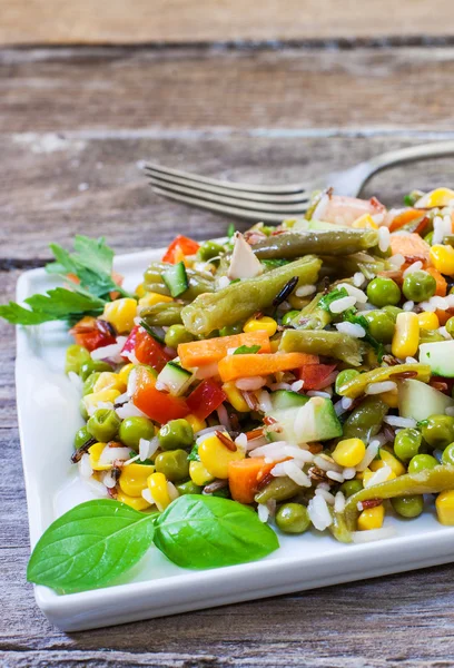 Rice italian salad — Stock Photo, Image