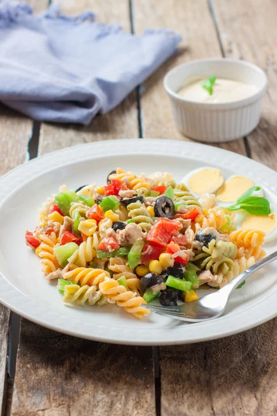 Italian pasta salad — Stock Photo, Image