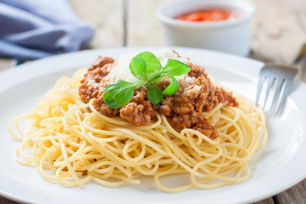 Italian pasta bolognese — Stock Photo, Image